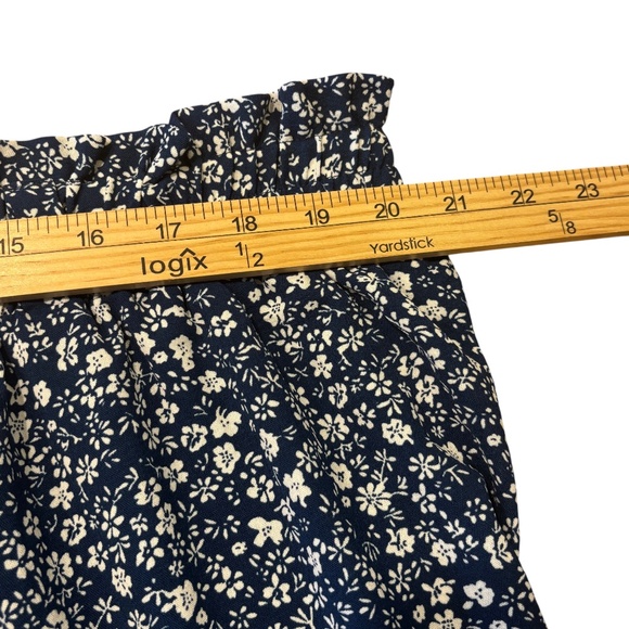 NWT Cueply Navy Blue Floral Maxi Skirt Size 4x - Picture 8 of 8